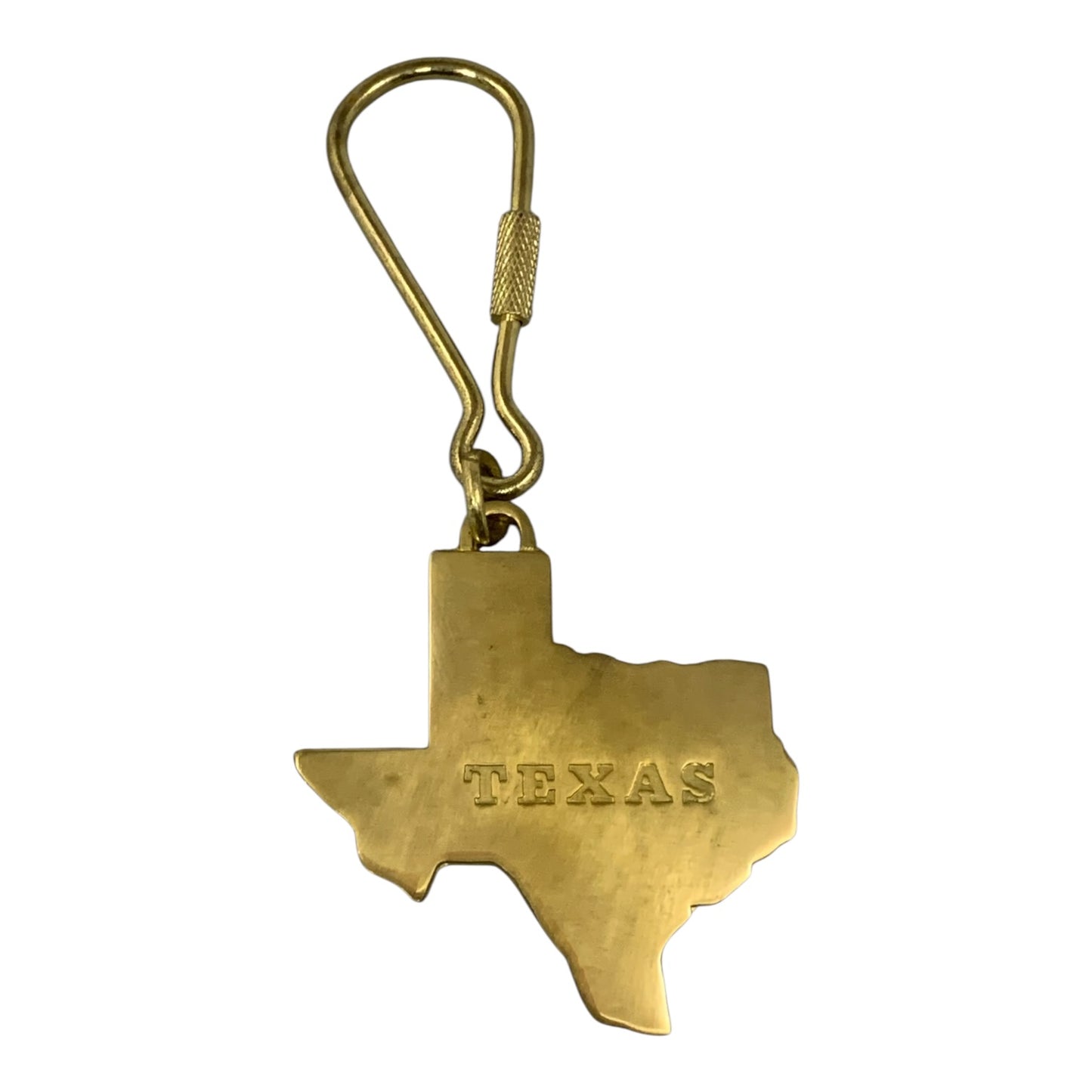 19308 - 2" Texas Keychain Brass |DVD #40|
