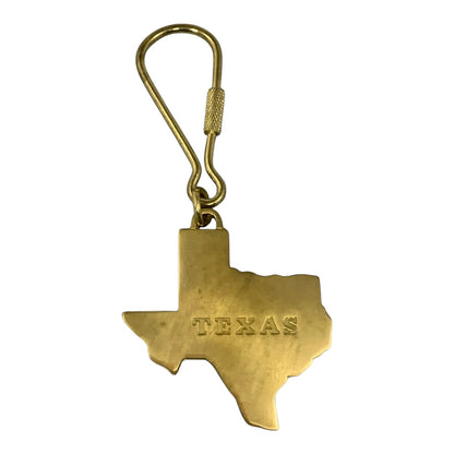 19308 - 2" Texas Keychain Brass |DVD #40|