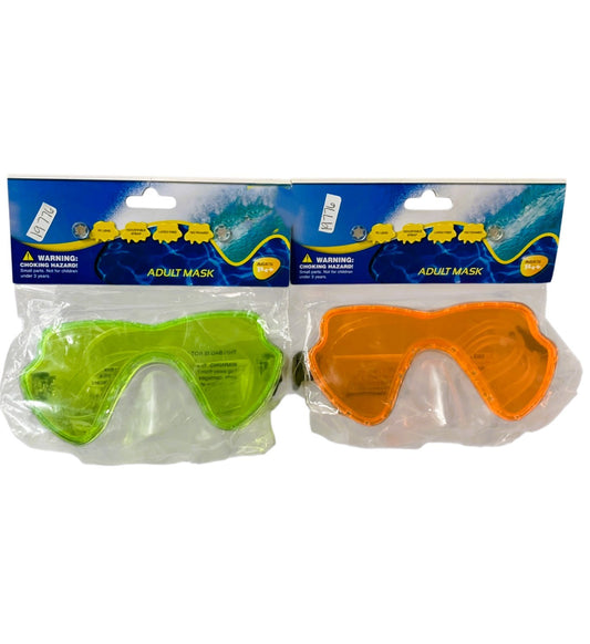 19776 - Orange and Lime Green Adult Swim Mask 7" Set |TBD|