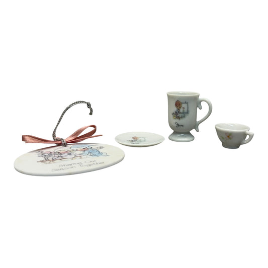 19923 - Precious Moments Set - Charm, Cup, Mug, Saucer |13-14|