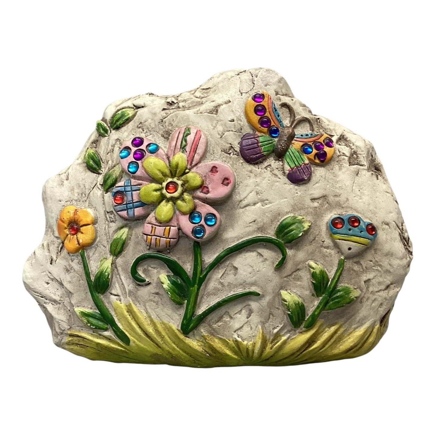 20648 - Flower Butterfly 6" Garden Stone |2-15|
