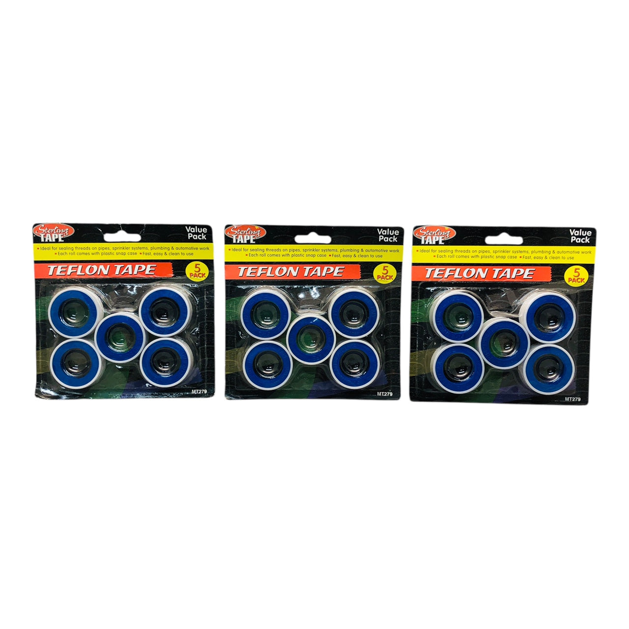 21235 - Set of 3 5-Pack Teflon Tape |3-11|