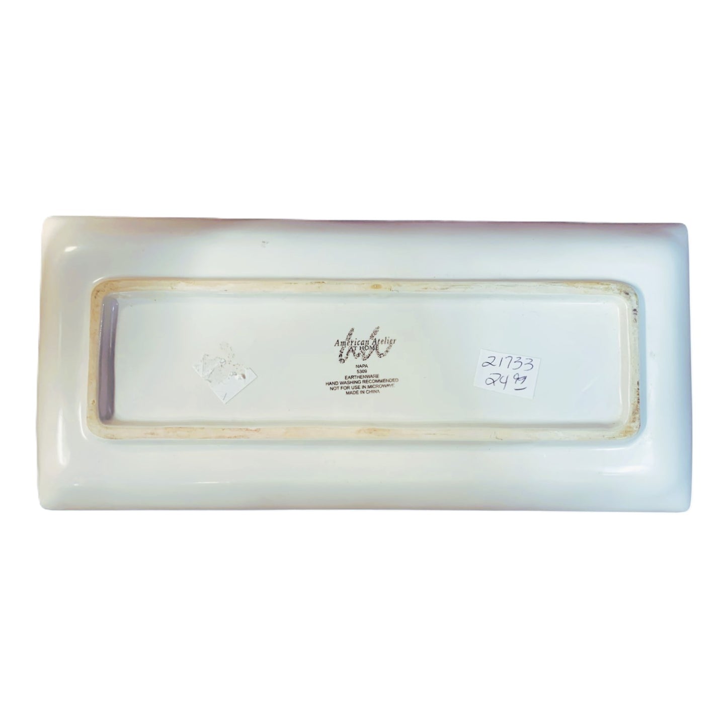 21733 -American Atelier 5309 11" Fruit Still Life Decorative Tray |9-20|