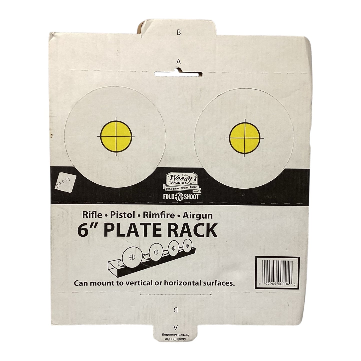 22019 - 17"x31" Woody's Targets Plate Rack Fold |16-17|
