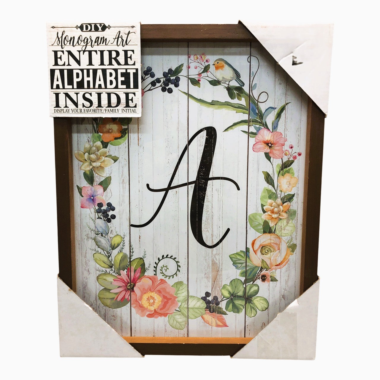 22055 - Art With Monogram Letter "A" 15"X 12" |16-21|