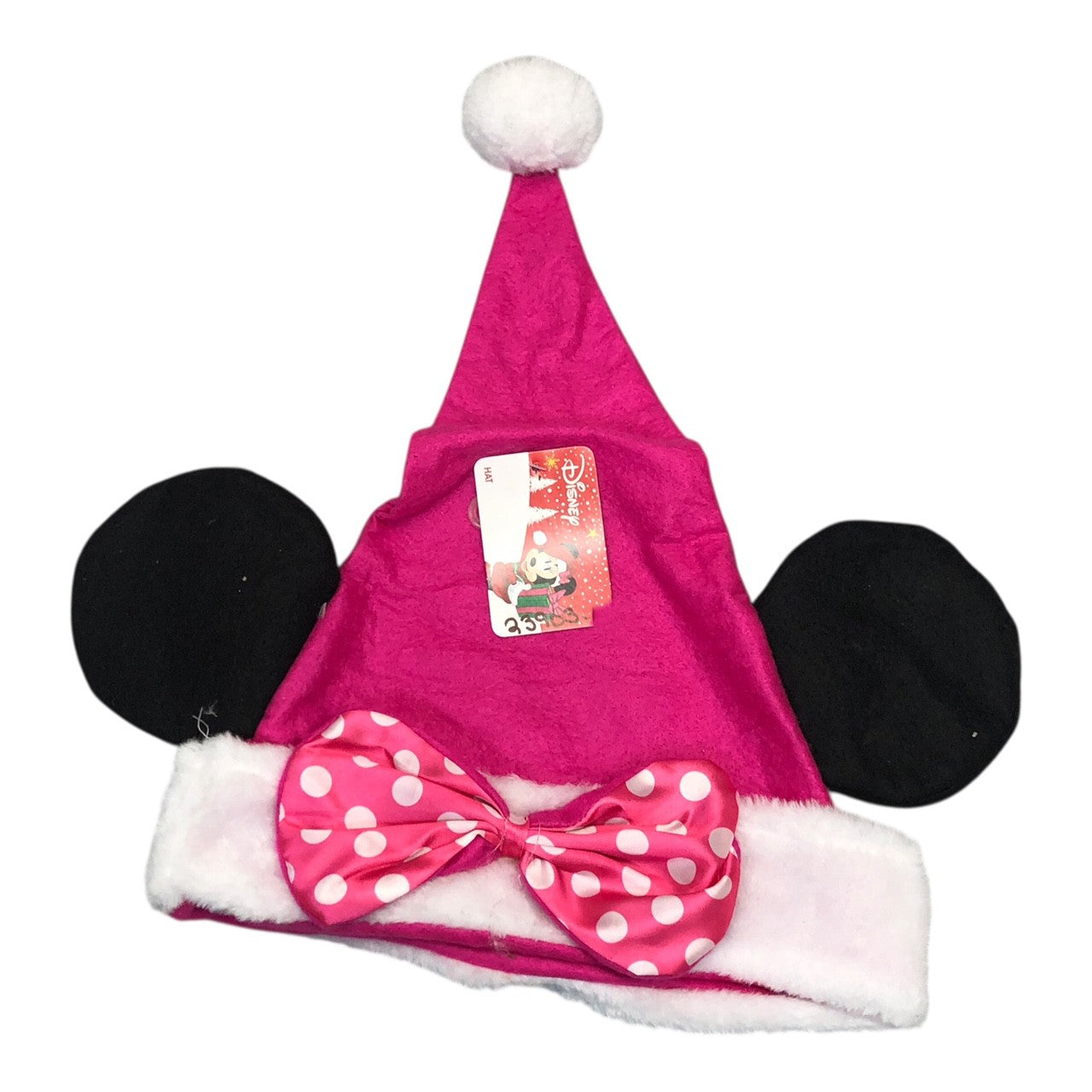 23903 - Pink Minnie Mouse Santa Hat with Ears |Pod 2-58|