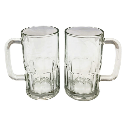 24329 - Anchor Hocking 8" Steins Clear Set of 2 |8-14|