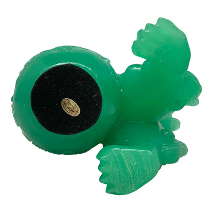 24398 - 8-Inch Green Fu Dog On Ball Figurine Decorative Chinese Guardian Lion Ornament |Z-70|