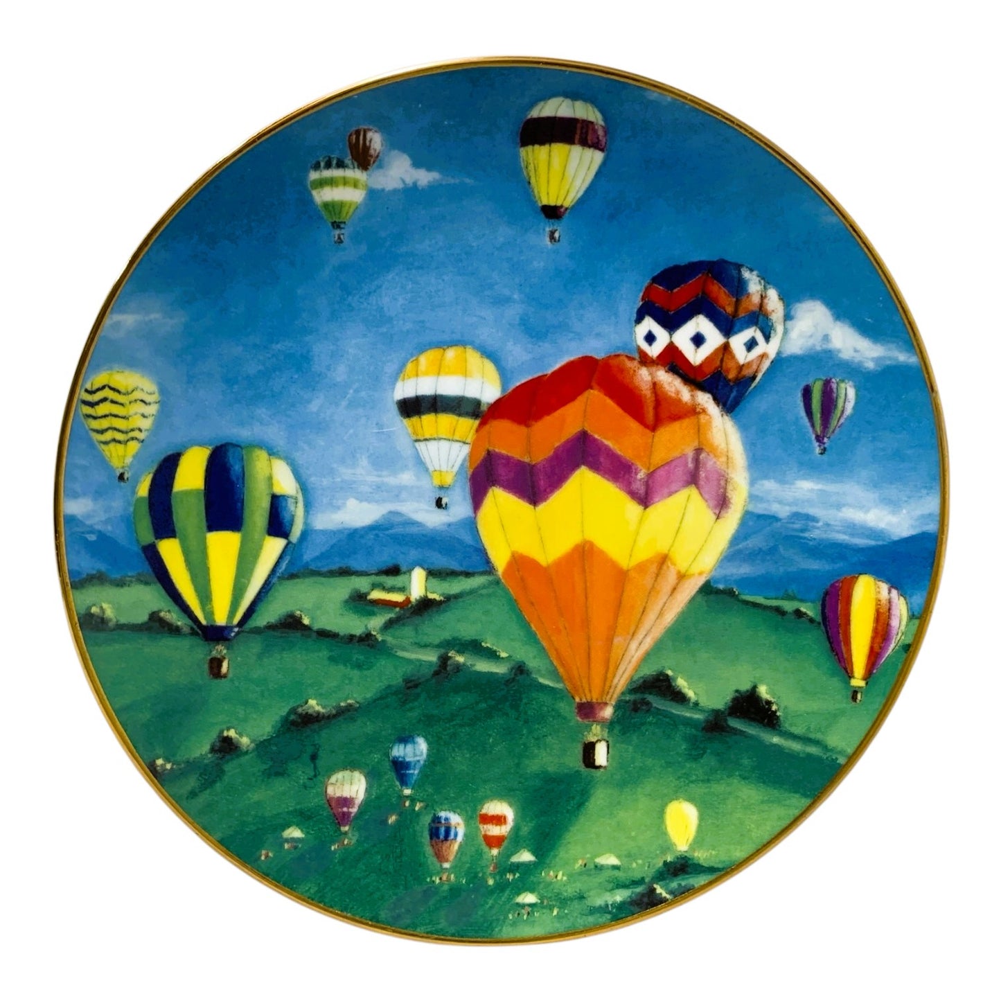 24570 - The Sky's the Limit Porcelain Plate 8" 1997 |10-15|