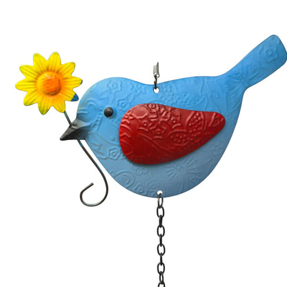 25007 - 15" Metal Blue Bird Windchime |G-7|