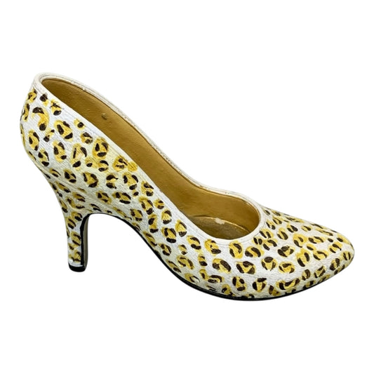 25703 - 3.5" White Shoe w/ Leopard Print Design |1-27|