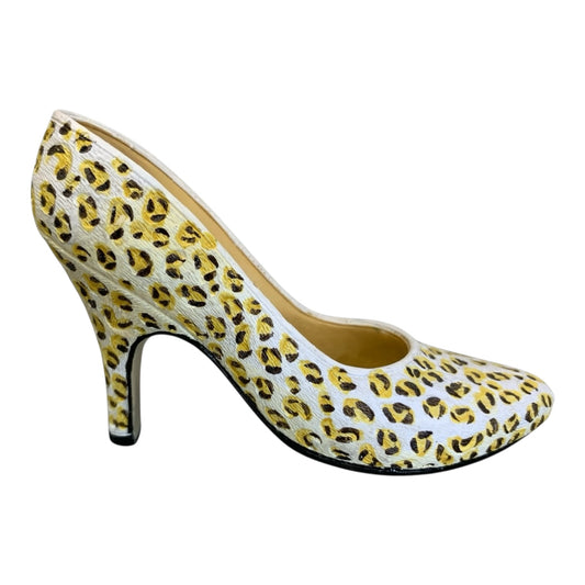 25703 - 3.5" White Shoe w/ Leopard Print Design |1-27|
