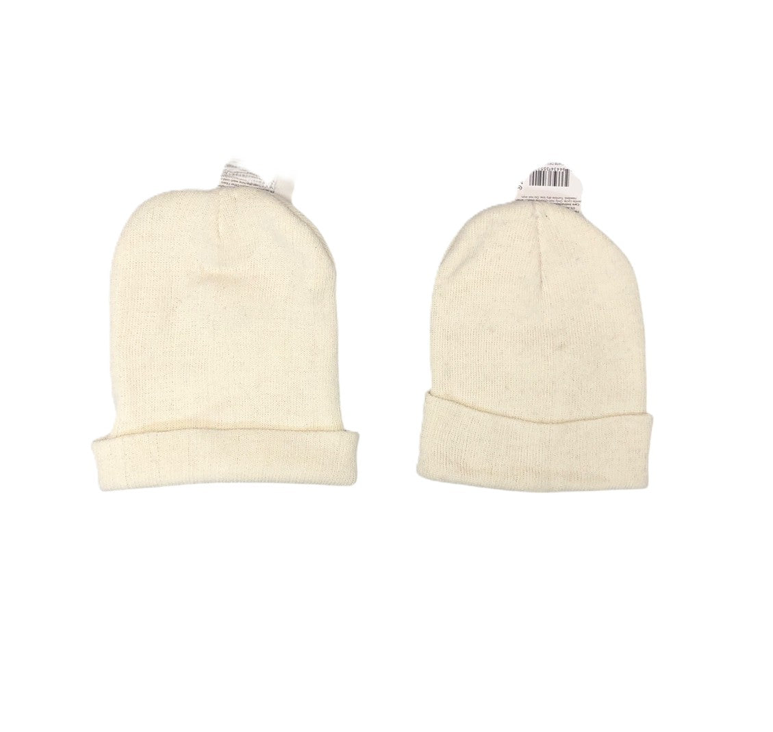26339 - Set of 2 White Ladies Hat Beanie |TBD|