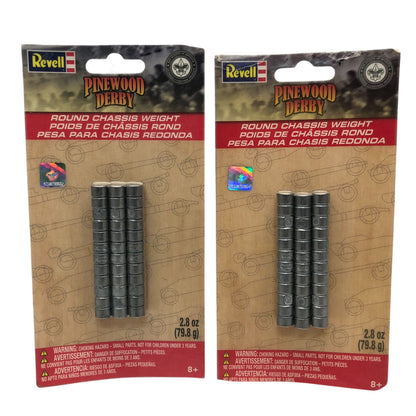 26697 - Set of Two Pinewood Derby Weights |12-25|