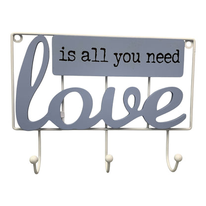 27311 - 11" Love Is All You Need Wall Hook |9-20|