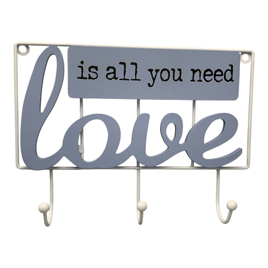 27311 - 11" Love Is All You Need Wall Hook |9-20|