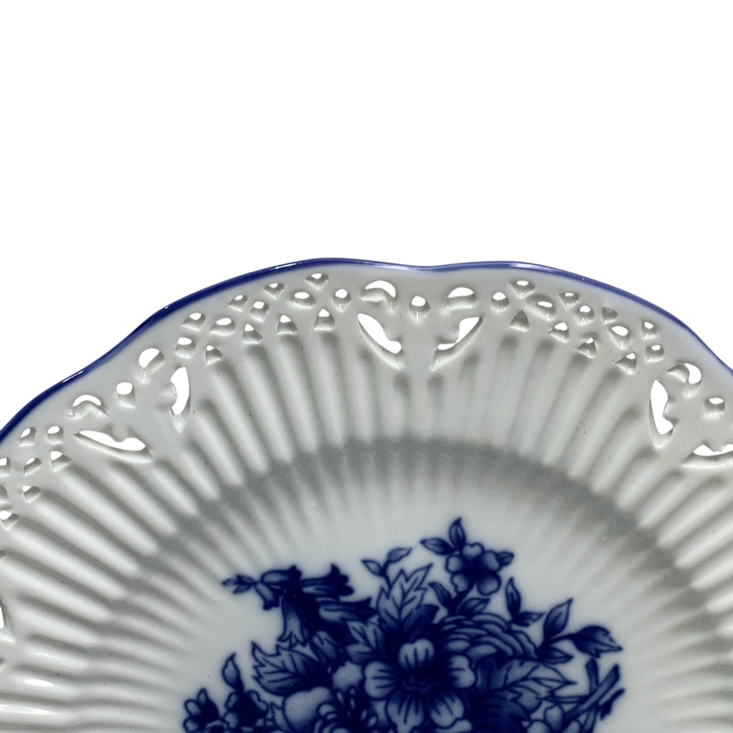 27378 - 10" Plate Blue White Decorative Porcelain |9-13|