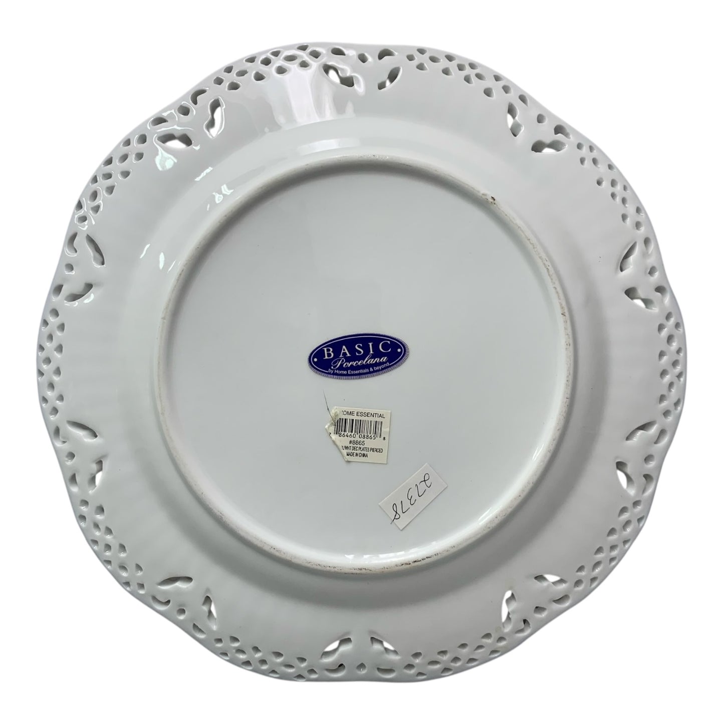 27378 - 10" Plate Blue White Decorative Porcelain |9-13|
