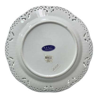 27378 - 10" Plate Blue White Decorative Porcelain |9-13|
