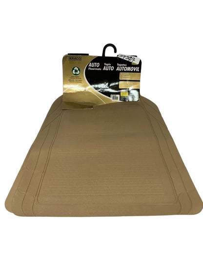 27507 - SET OF 4 UNIVERAL FIT ANTI SLIP 16x27" Auto Floormat Tan |TBD|