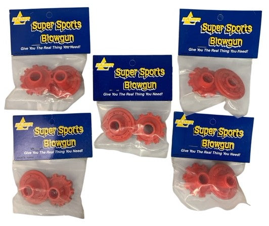 28156 - Set of Five Red 2 Pc Practice Darts for 40 Calibur Blowguns 3 Inches |78|