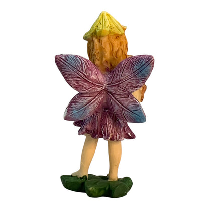 28390 - 3.5" Precious Fairy With Deer Fawn Perfect for Fairy Garden |X-26|