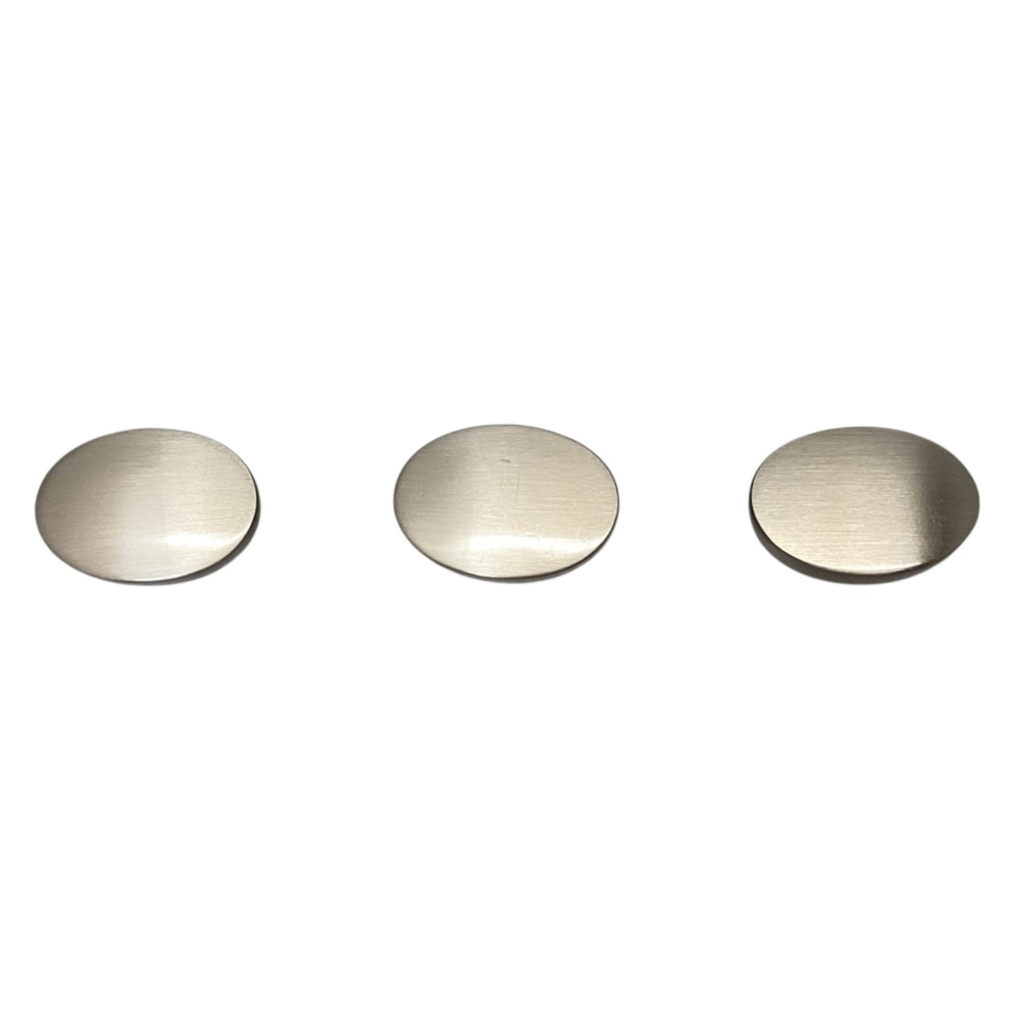 28754 - Satin Nickle Oval Knob Set of Three P30225C-SN-CP |11-12|