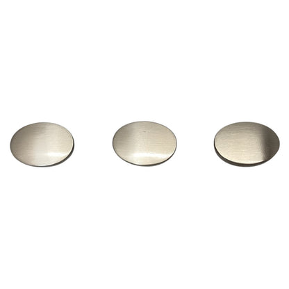 28754 - Satin Nickle Oval Knob Set of Three P30225C-SN-CP |11-12|