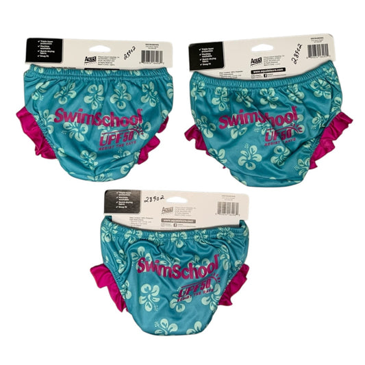 28902 - Set of Three Reusable Swim School Reusable Swim Diaper 6 Months 1.3-18 Lbs |TBD|
