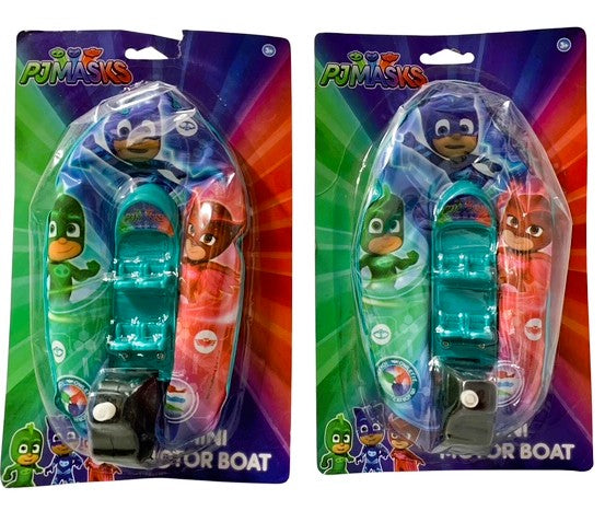 28919 - Set of Two PJ Masks Mini Windup 8" Motorboat |TBD|