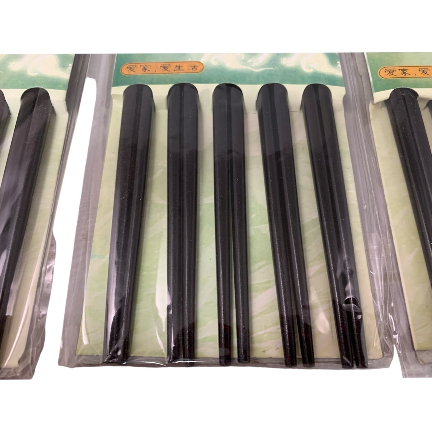 29162 -Golden House Black Dragon Chopsticks 5 Pair Premium Bamboo Set  Asian Decor|17-23|