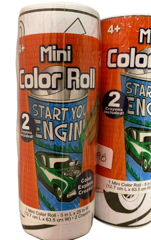 30098 - 5-Inch Mini Color Roll Start Your Engine-Set Of 7 |R-32|