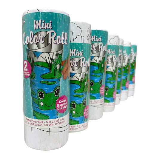 30165 - Mini Color Roll Frog - Set of 7 Colors Included 5" |12-25|