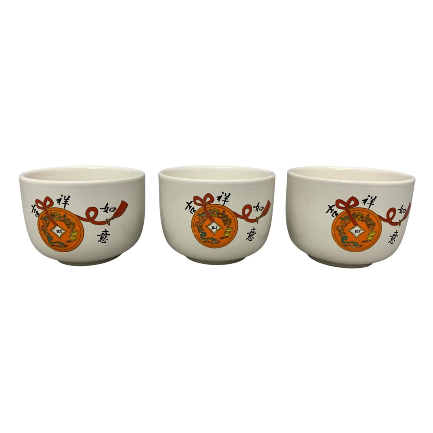 30356 - 3-Piece Lucky Money Design Ceramic Tea Set |10-15|