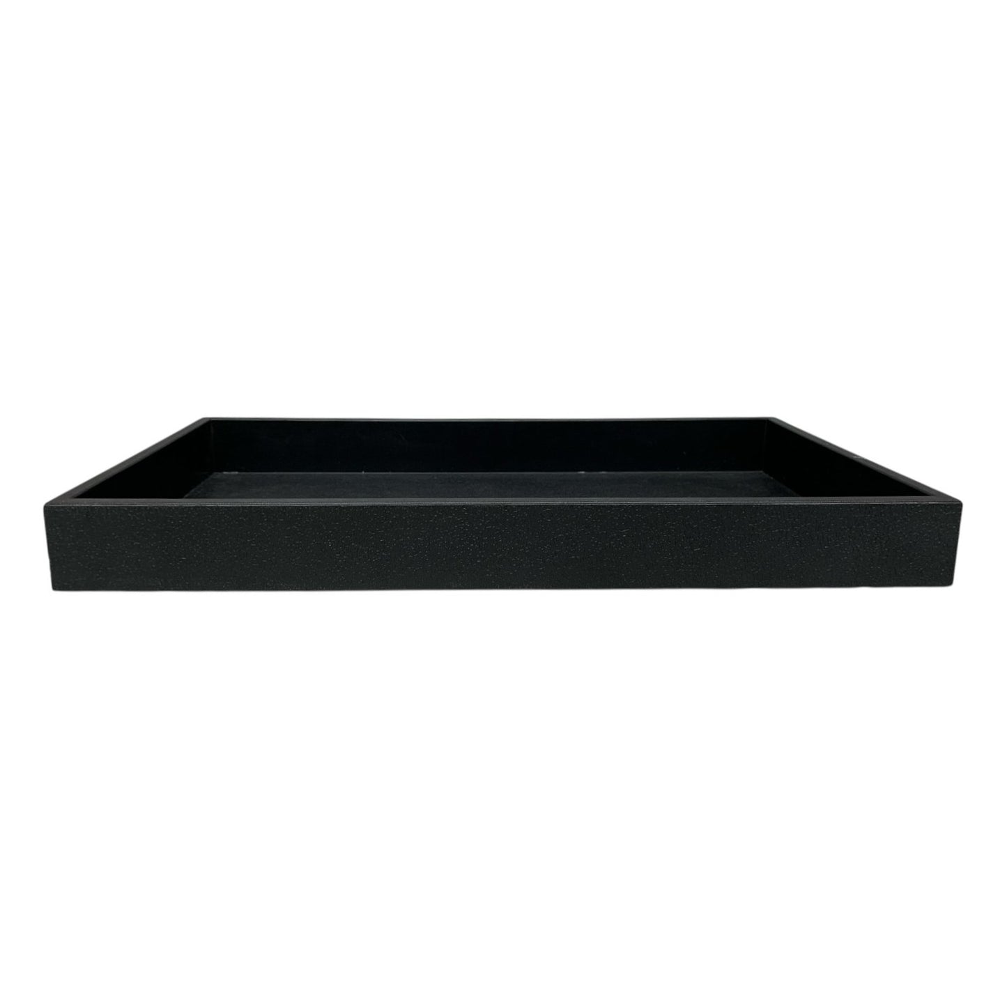 30625 - 8 X 15 inch Black Plastic Tray |9-13|