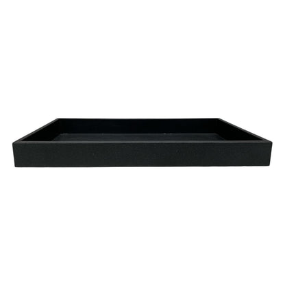 30625 - 8 X 15 inch Black Plastic Tray |9-13|