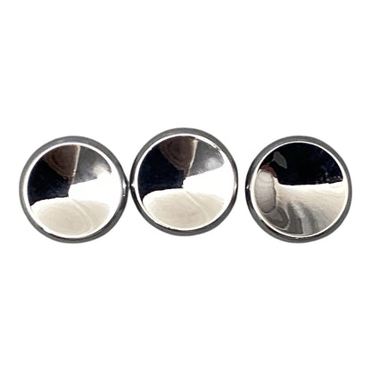31009 - Set of Three 1.5" Concave Round Knob Chrome P65015H-CHR-C |5-6|