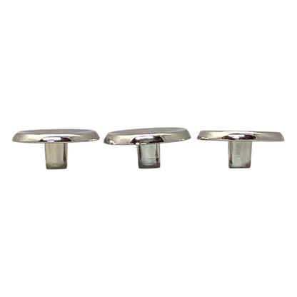 31009 - Set of Three 1.5" Concave Round Knob Chrome P65015H-CHR-C |5-6|