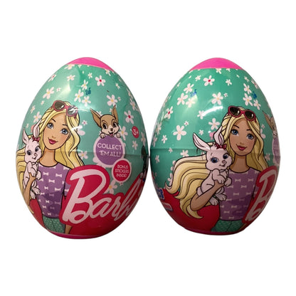 31394 - Set of Two Mystery Barbie Egg with Colorful Stickers |9-4|
