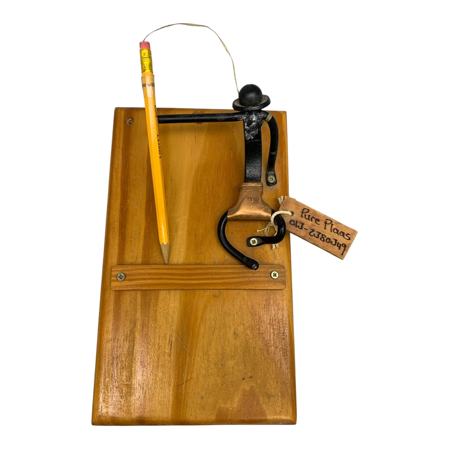 31792 - 10" Metal Sitting Man Note Taker |11-20|