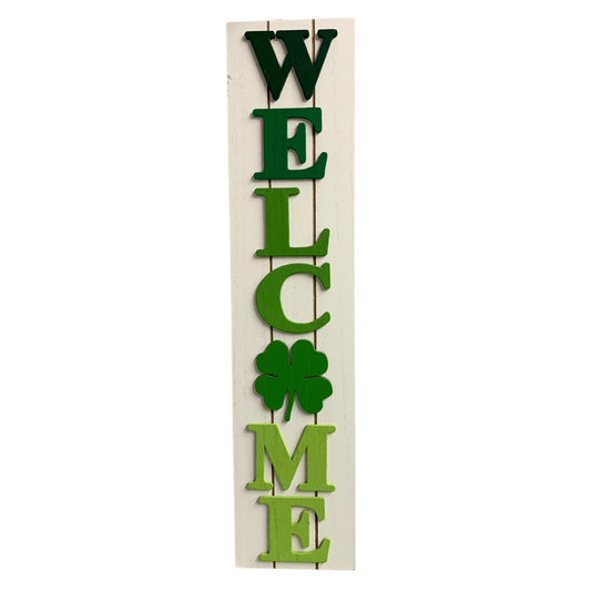 39164 - Welcome Shamrock Sign 18" |TBD|