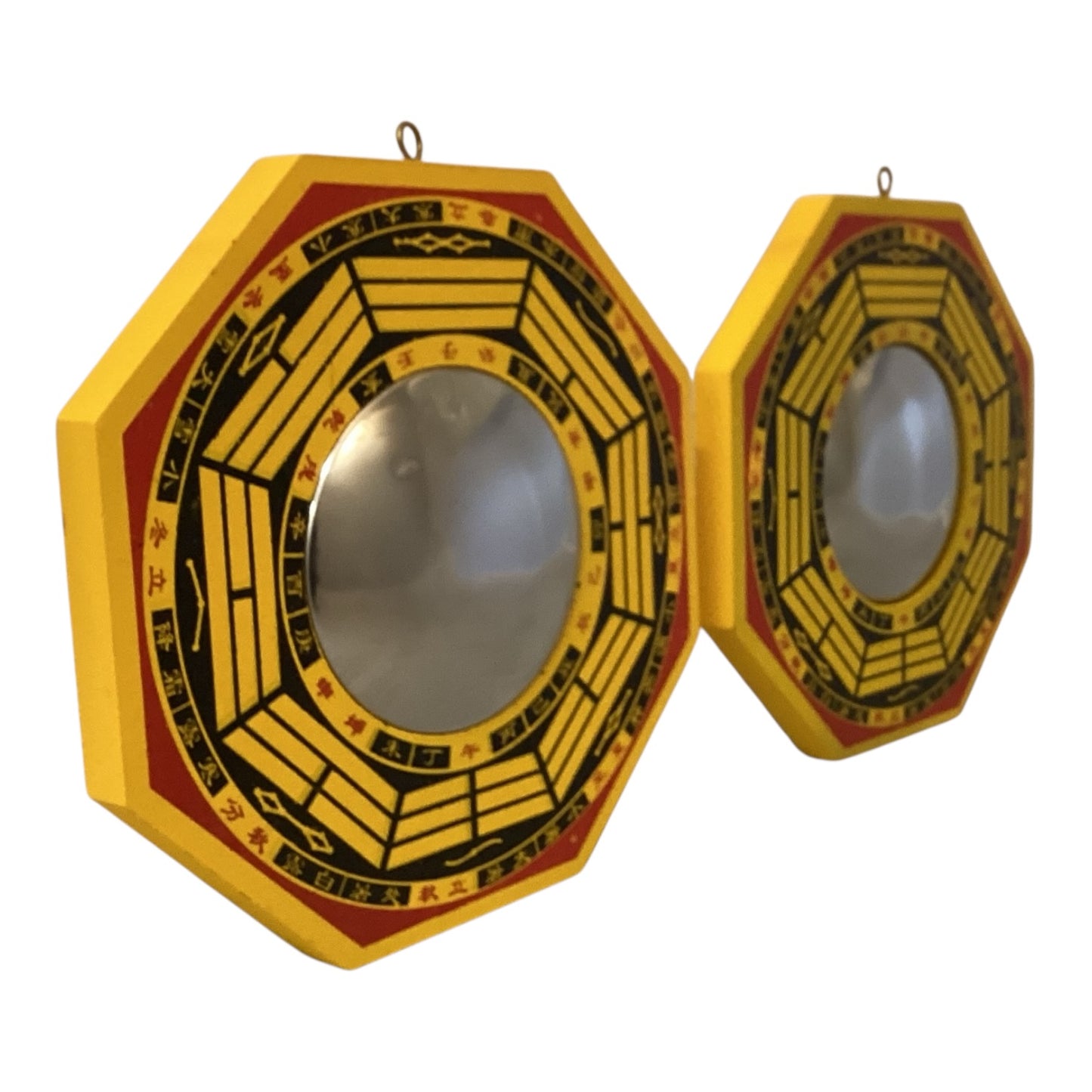 32486 - Set of Two 6” Bagua Mirror Convex |20-27|