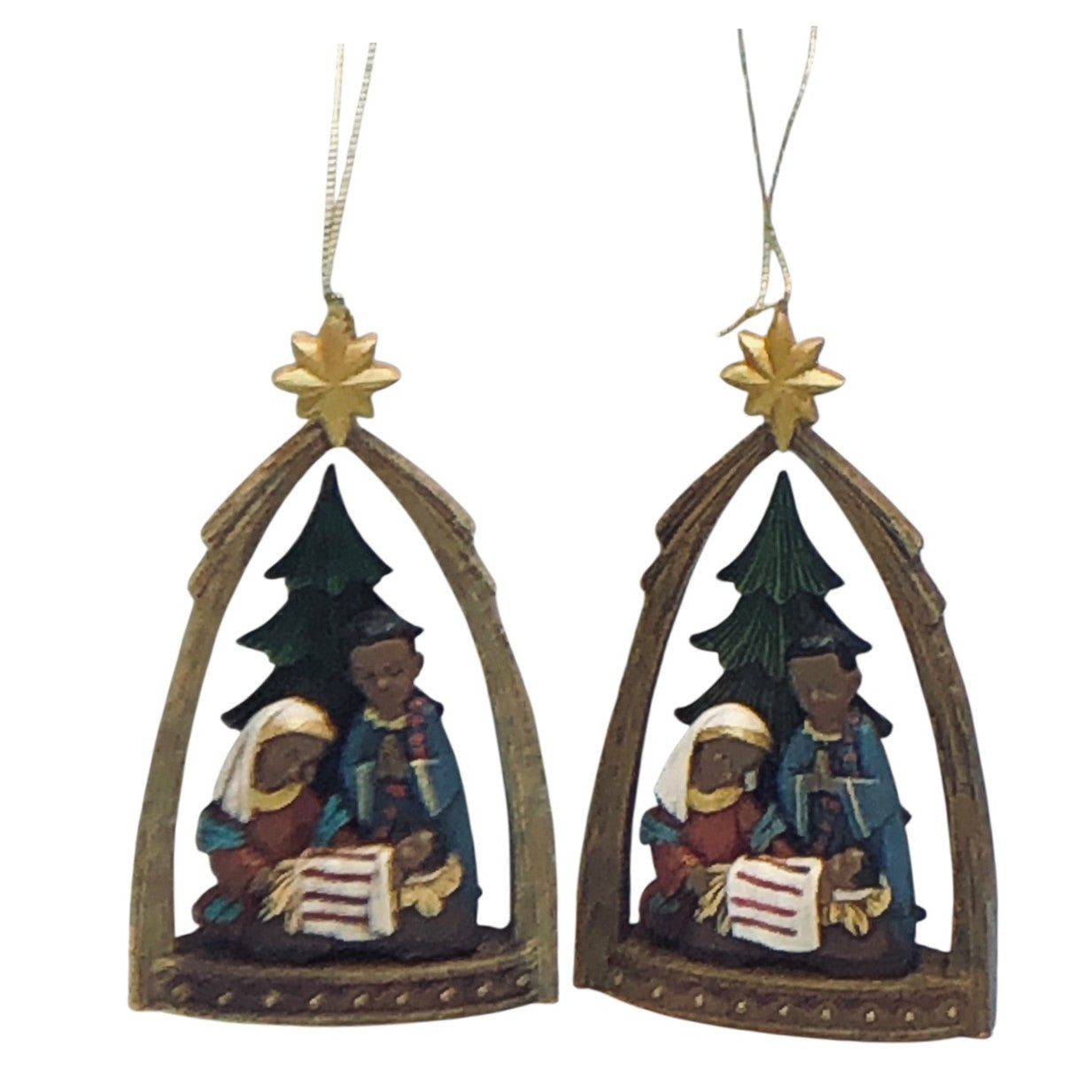 32588 - Black Holy Family Arch Ornament |Pod 2-61|
