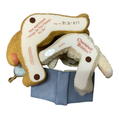 34593 - 5" Tess and Friend Bears Cherished Teddies  661953 |3-16|