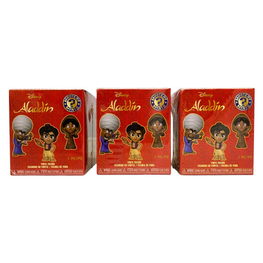 35083 - Set of Three Aladdin Funko Mini Mystery Box 4" |12-25|