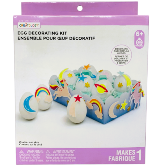 35205 - Egg Decorating Kit Unicorns 7"x 3.5"x 9" |11.5|