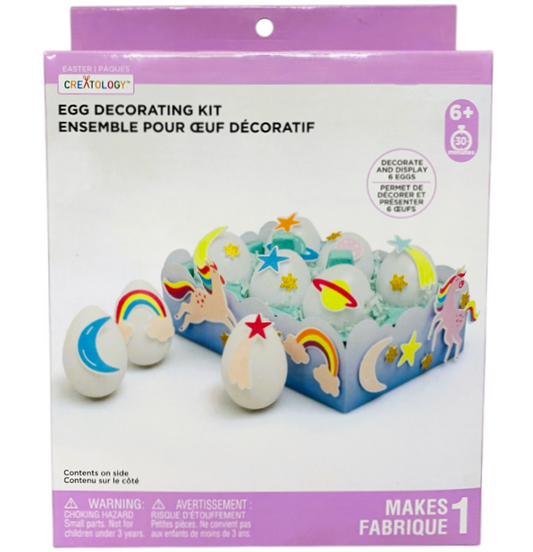 35205 - Egg Decorating Kit Unicorns 7"x 3.5"x 9" |11.5|