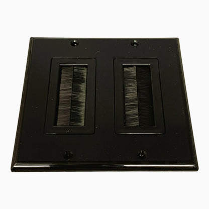 35322 - 5-Inch Black Dual-Gang Wall Plate |12-25|