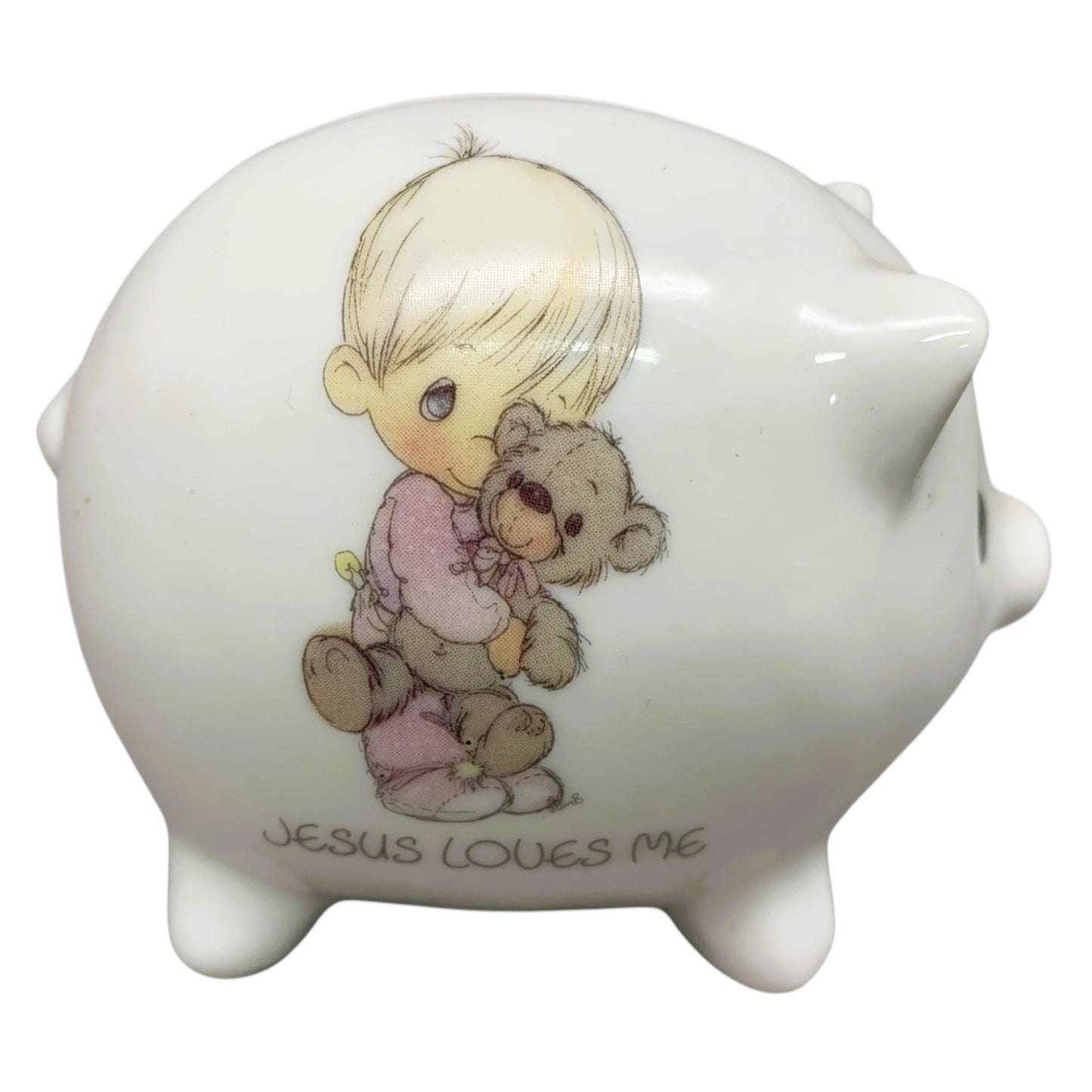 35601 - 3.5" Precious Moments -"Jesus Loves Me"- Piggy Bank |3-12|