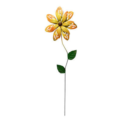 36111 - 21" Yellow Flower Garden Stake |G-1|